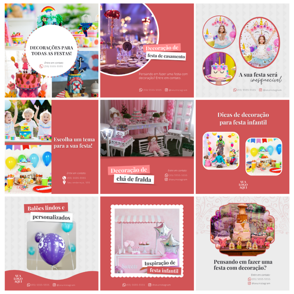 Pack Decoração de Festas