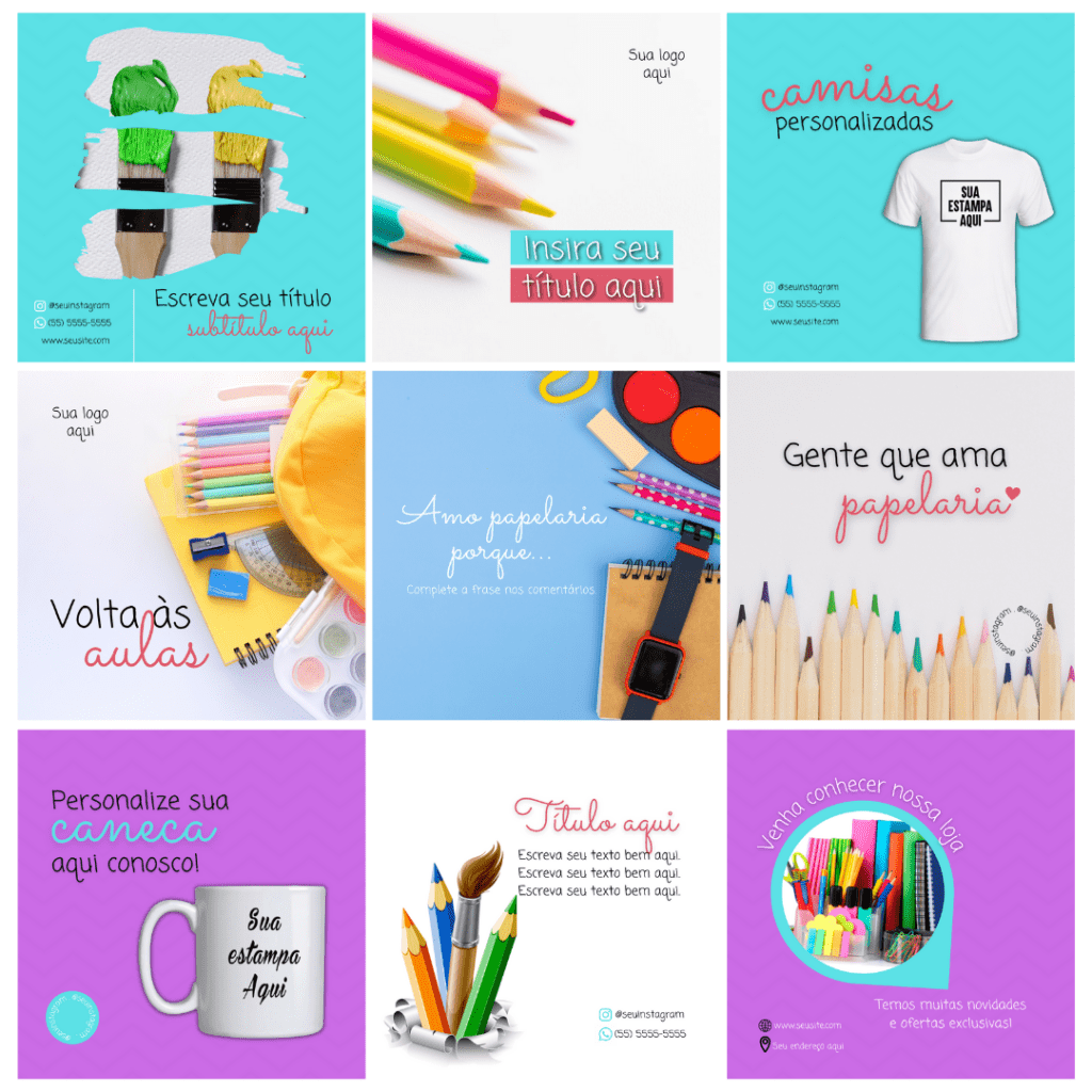 Pack Papelaria