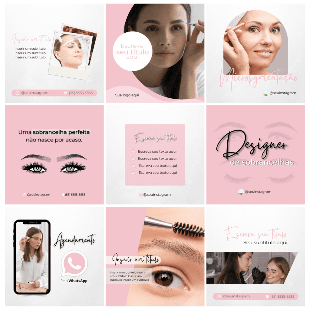 Pack Design de Sobrancelhas - Micropigmentação